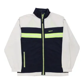 1980's Arena Track Jacket - Large Block Colour Polyester