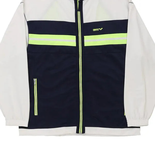 1980's Arena Track Jacket - Large Block Colour Polyester