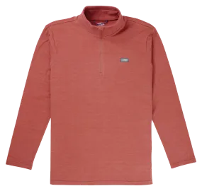 AFTCO Sentinel 1/4 Zip Fleece Pullover- Redwater Heather