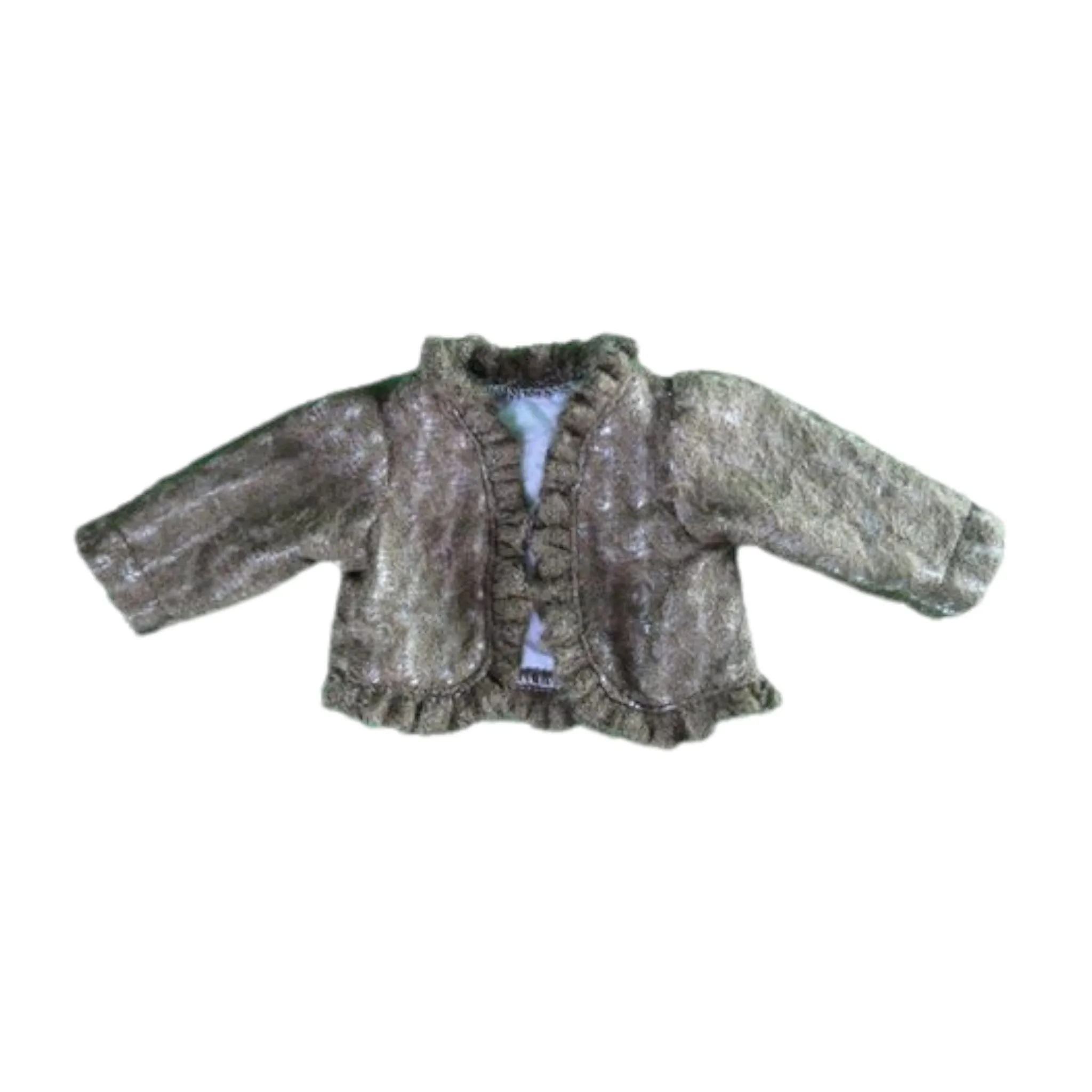 Antique Printed Dress with Sweater for 18-inch dolls