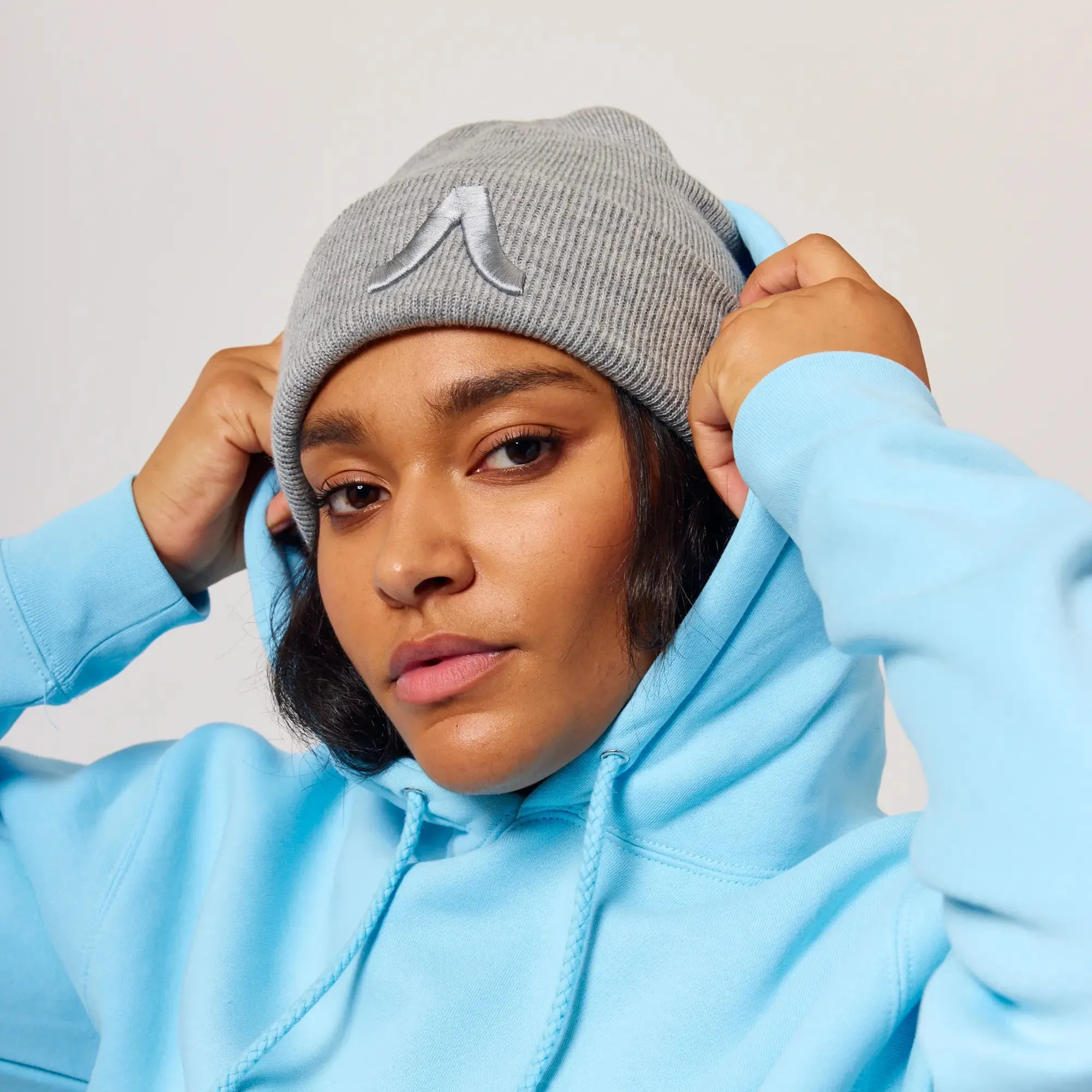 Avoli Winter 2024 Beanie - Grey with Cuff