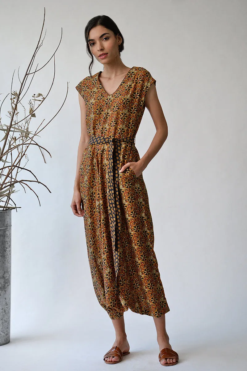 AZROU BELTED JUMPSUIT
