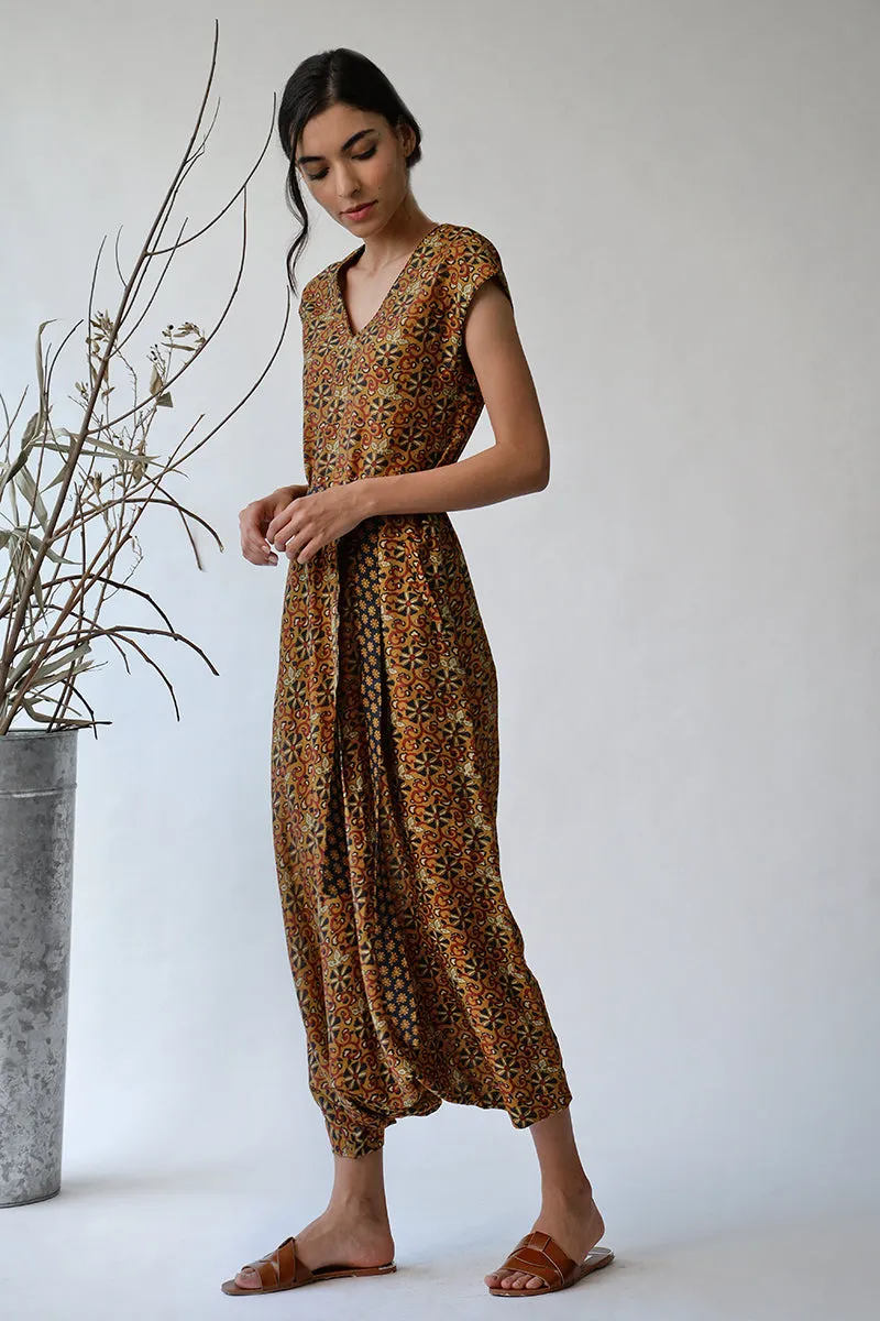 AZROU BELTED JUMPSUIT