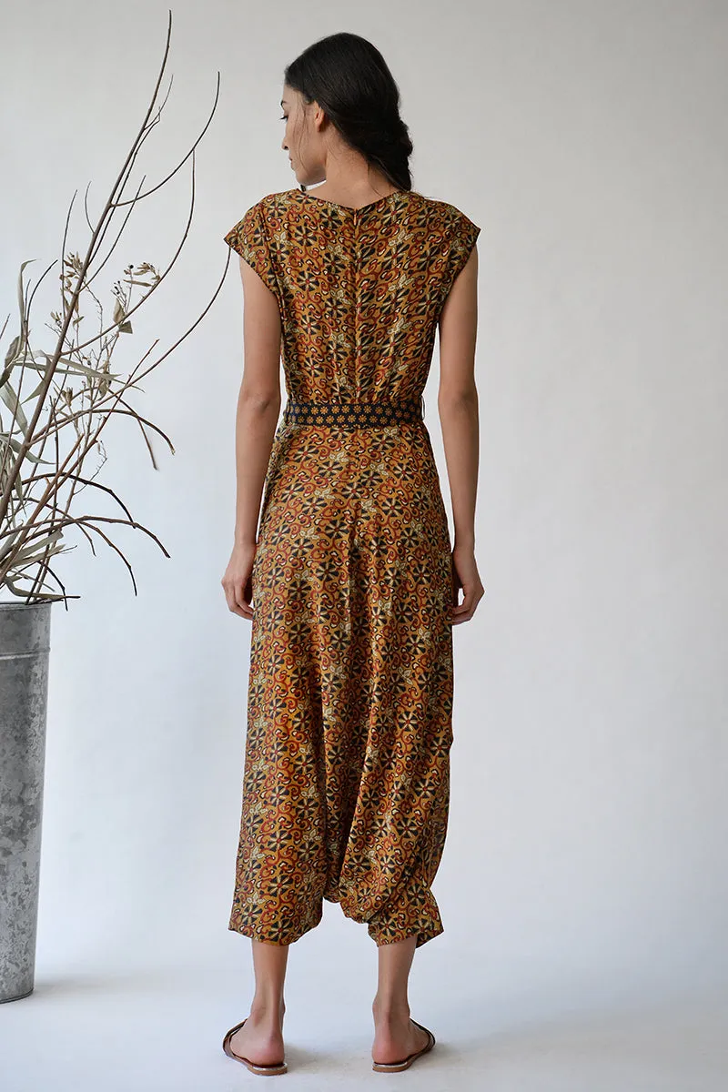 AZROU BELTED JUMPSUIT