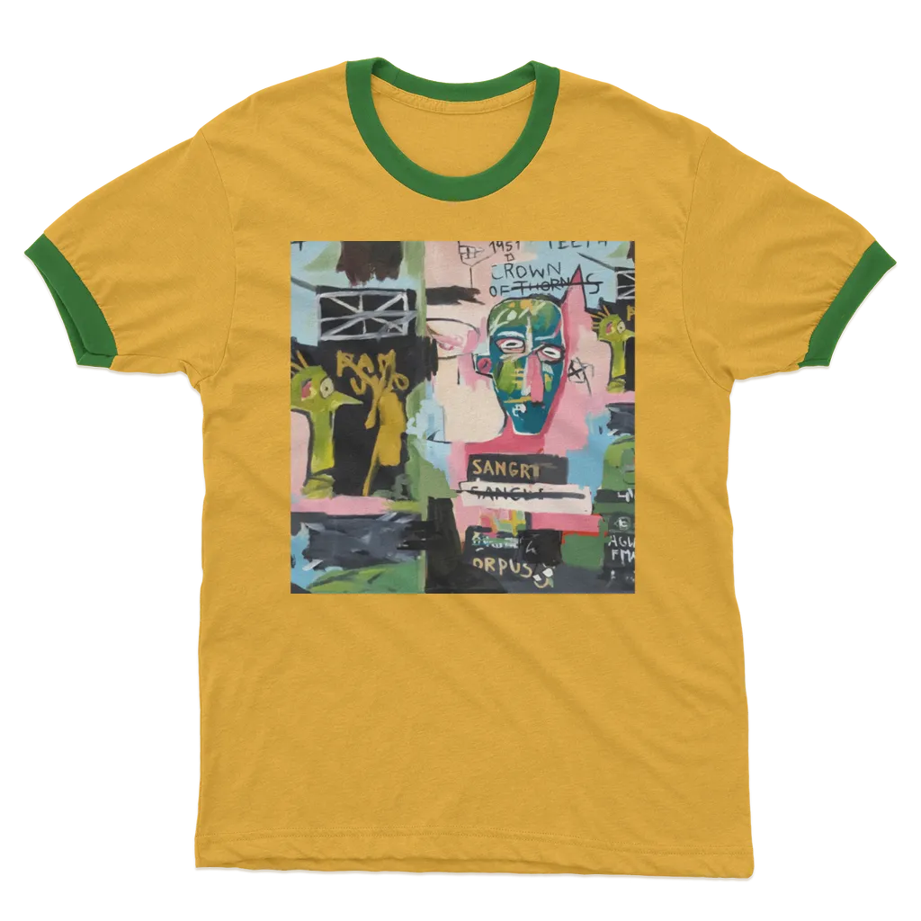 Basquiat Adult Ringer T-Shirt