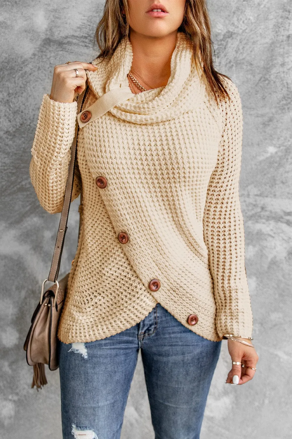 Batwing Sleeve Turtleneck Top