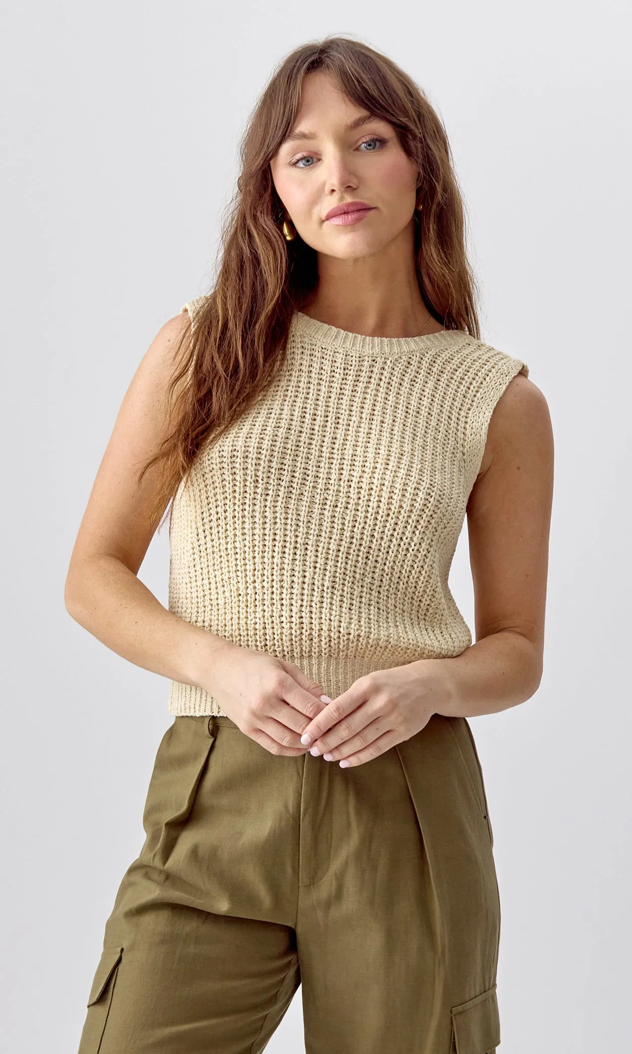 Beth Twist Back Knit Top