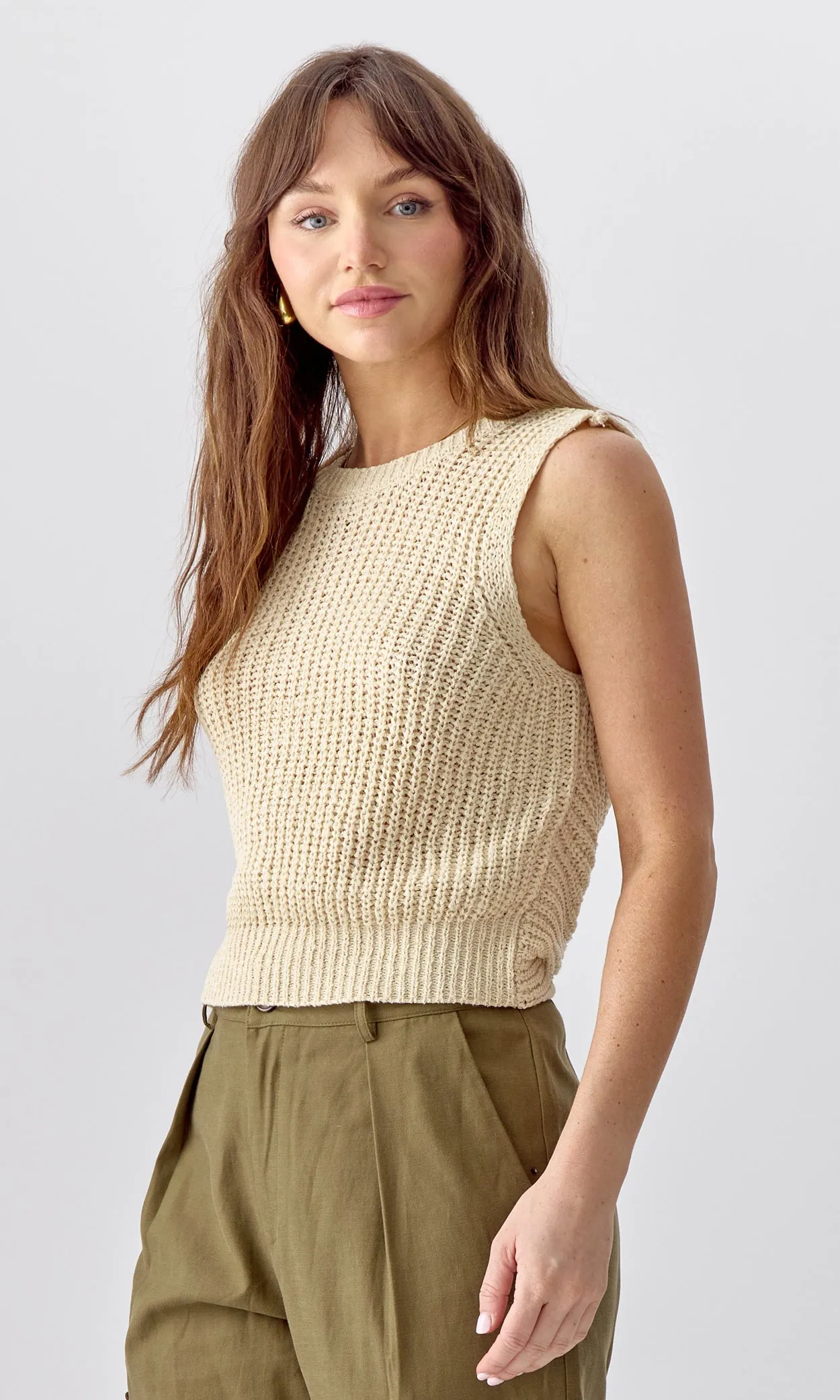 Beth Twist Back Knit Top