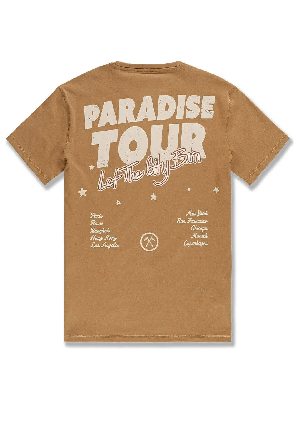 Big Men's Paradise Tour T-Shirt (Mocha)
