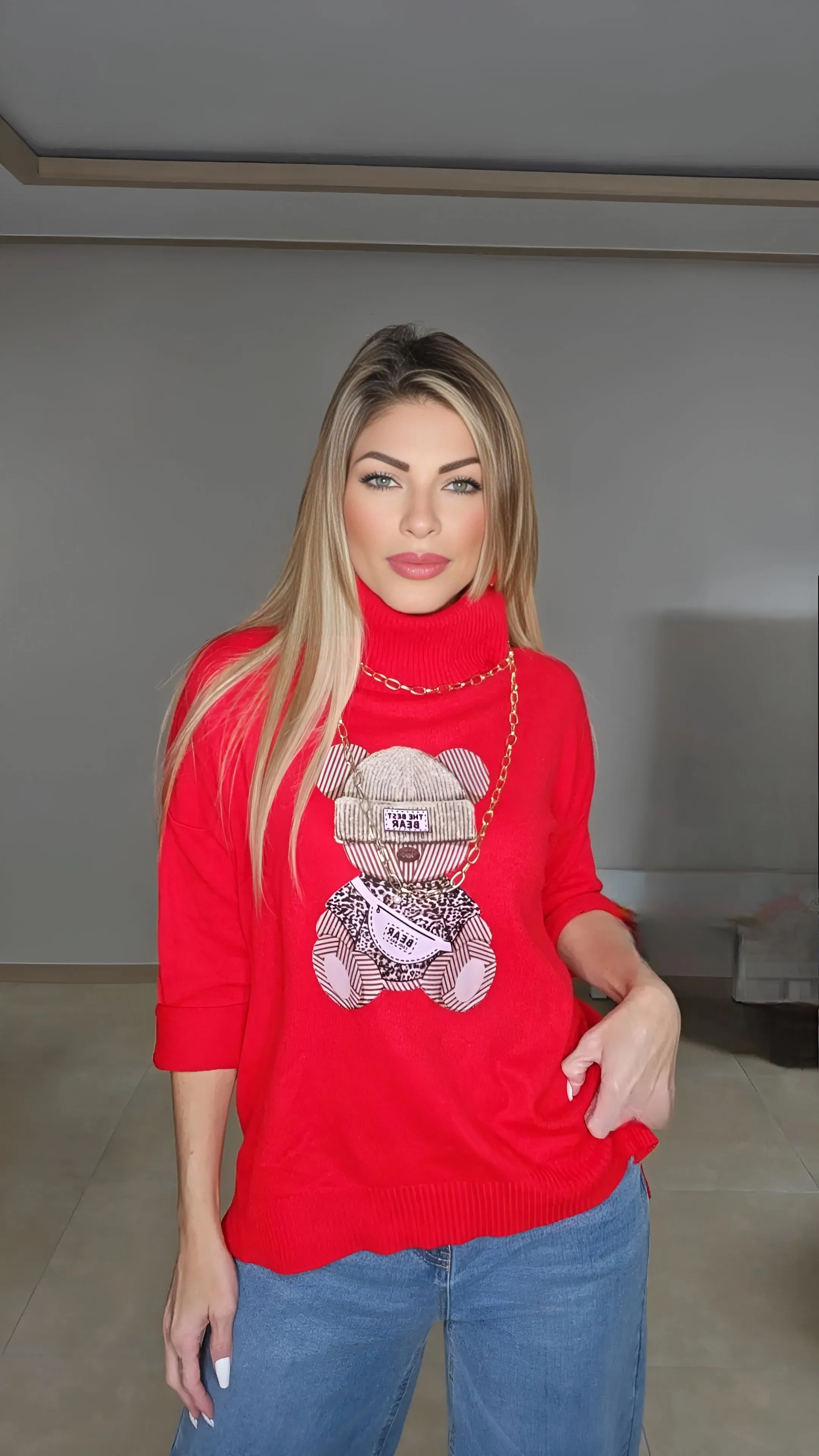 Blind Teddy 🧸 Bear Sweater top