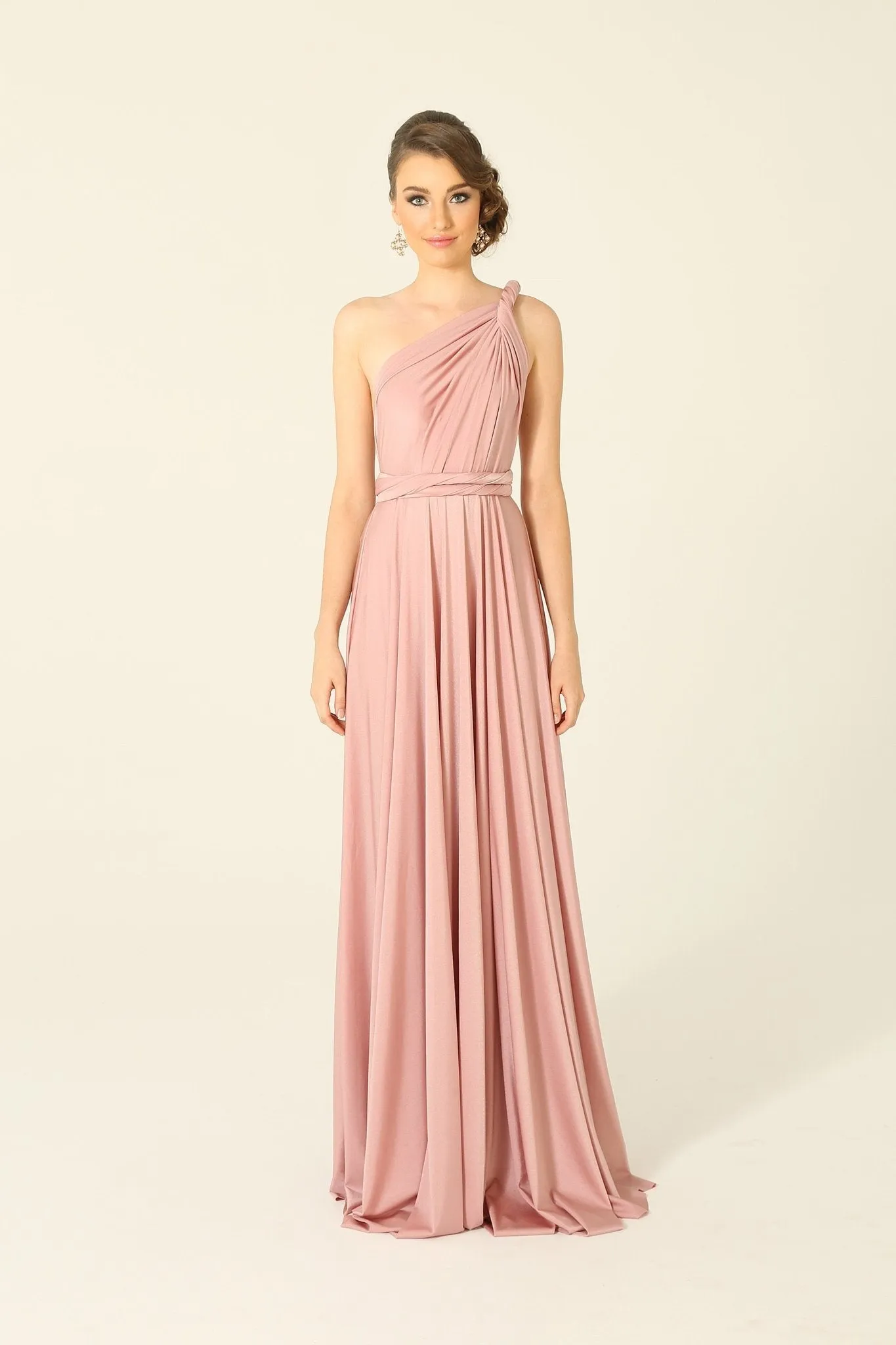 Bridesmaid Multiway Wrap Dress – PO31 Blush