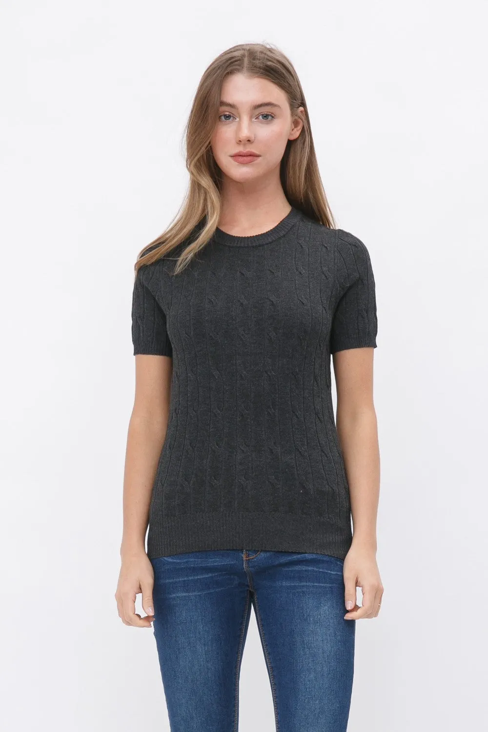 Cable Knit Top