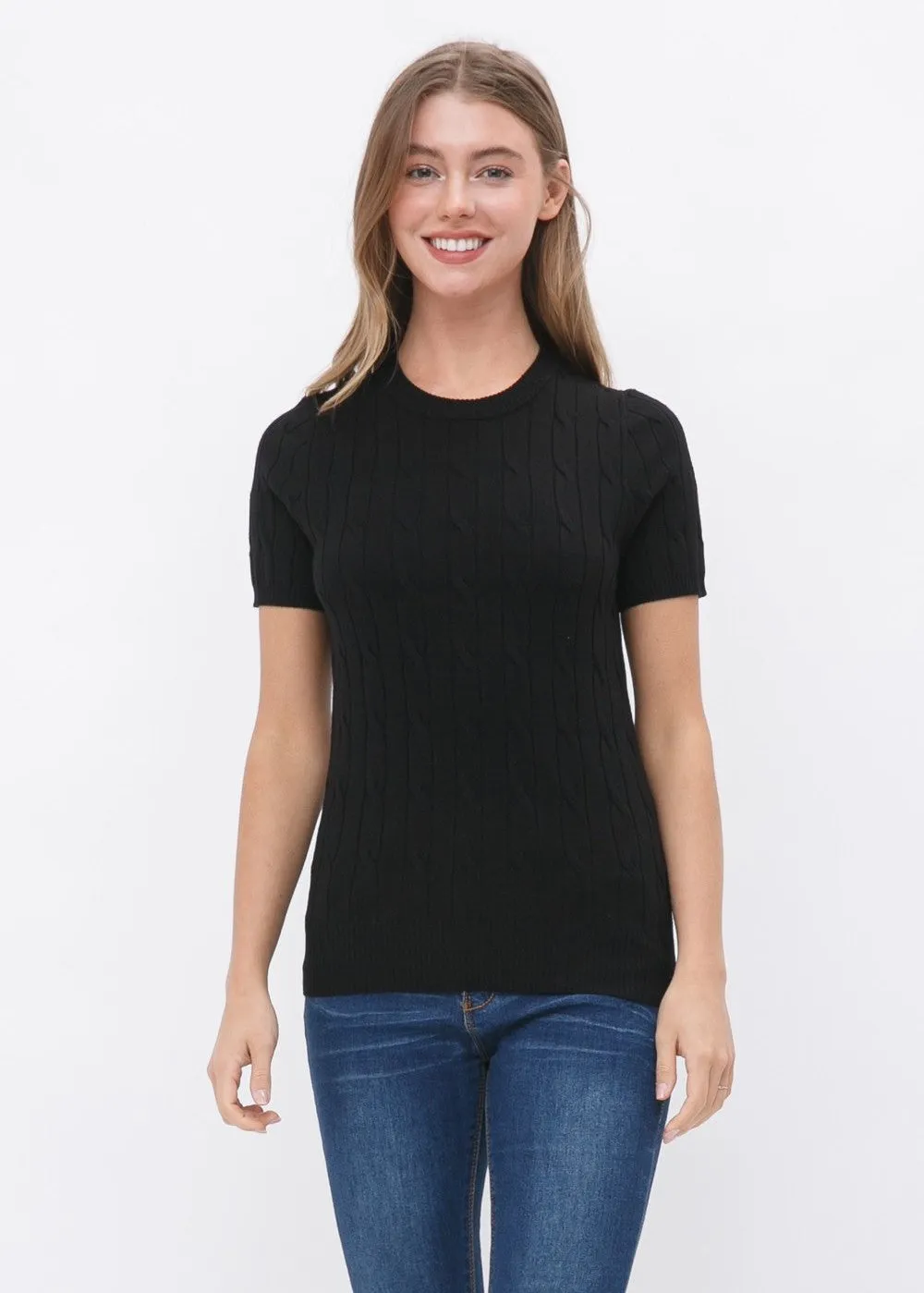 Cable Knit Top