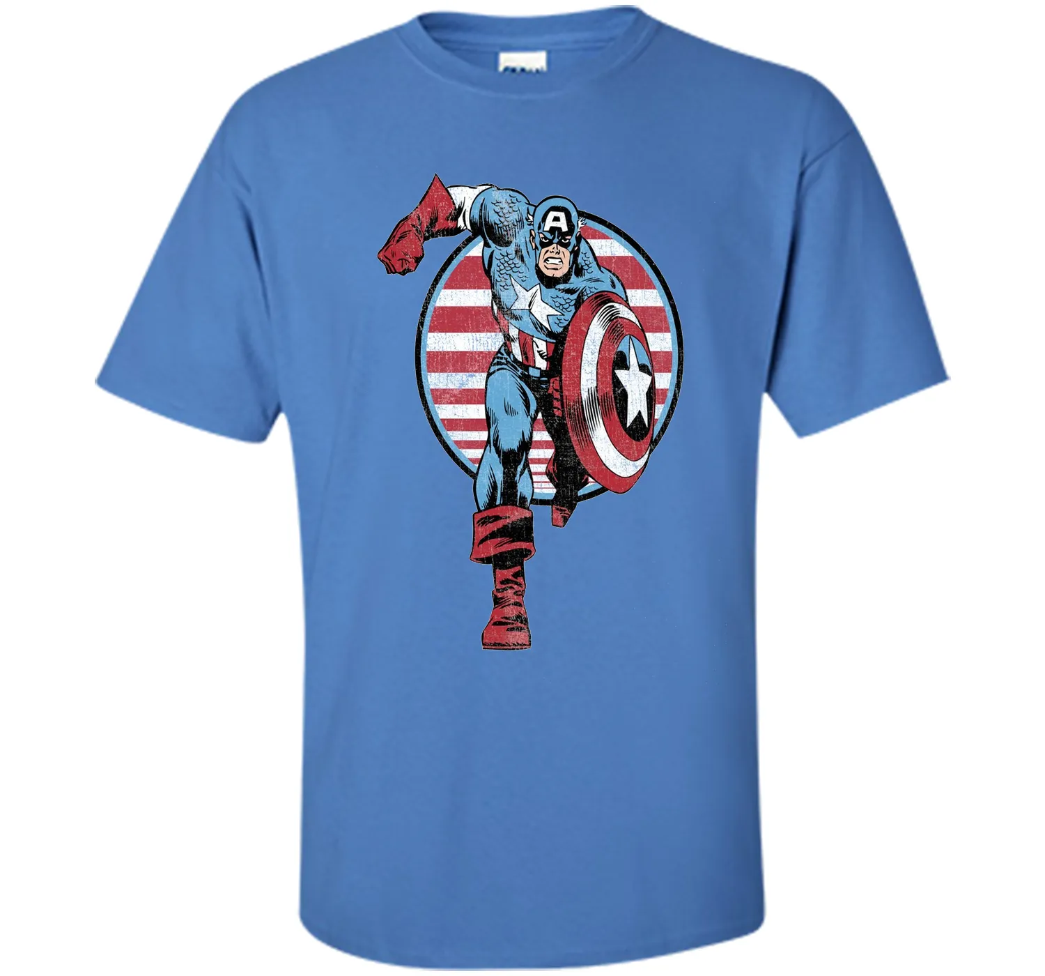 Captain America Charge Graphic T-Shirt