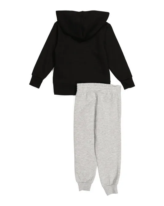 Champion Little Boy 2pc Signature Fleece Hoodie And Jogger Set