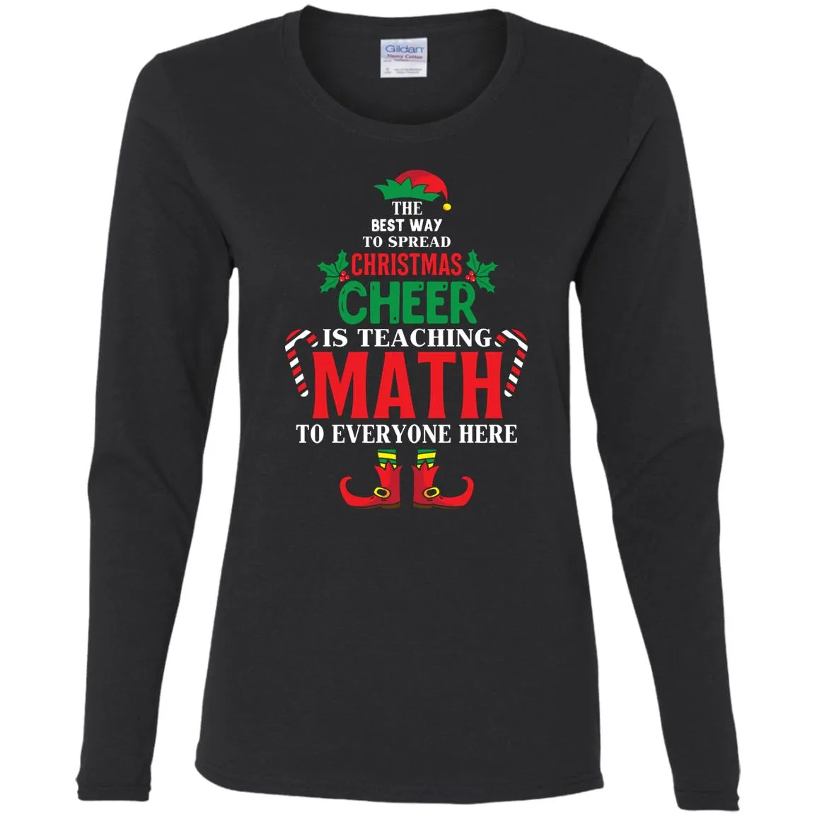Christmas Cheer Is Teaching Math Women Long Sleeve Shirt