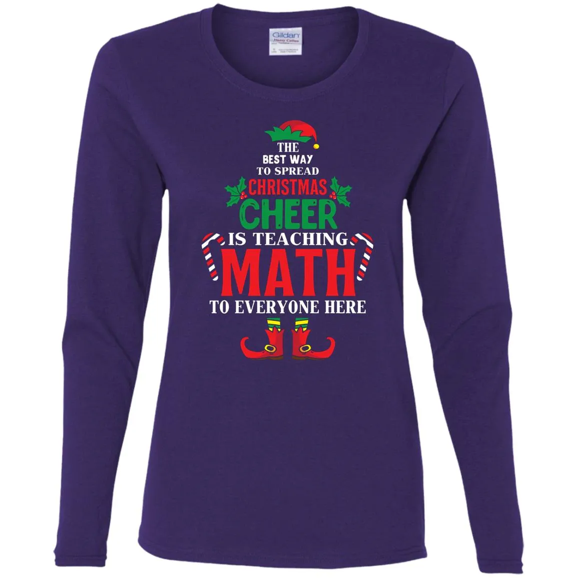 Christmas Cheer Is Teaching Math Women Long Sleeve Shirt