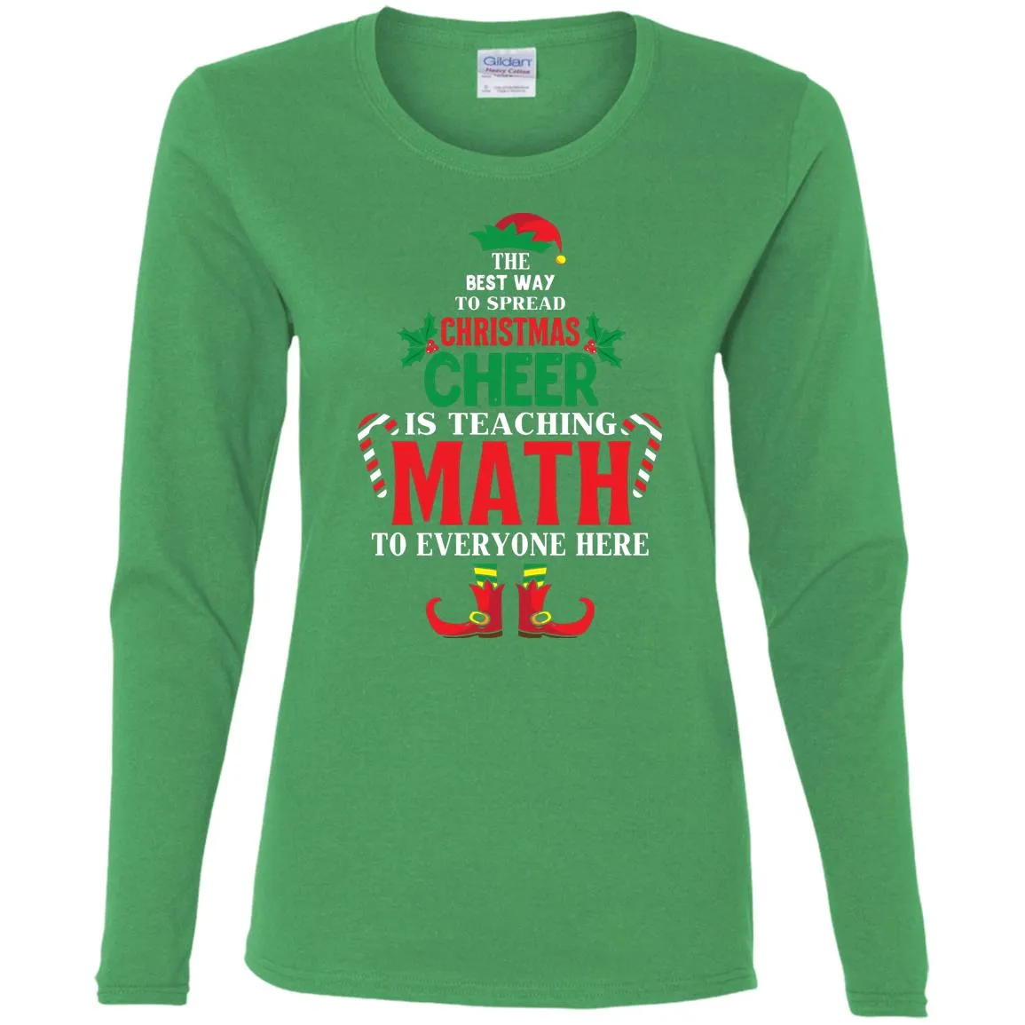 Christmas Cheer Is Teaching Math Women Long Sleeve Shirt