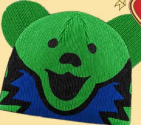 Dancing Bear Knit Hat