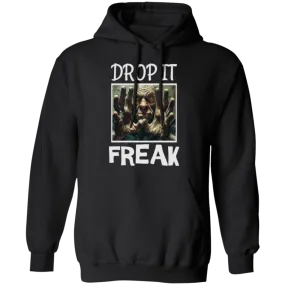 Drop It Freak Pullover Hoodie in Dark Colors