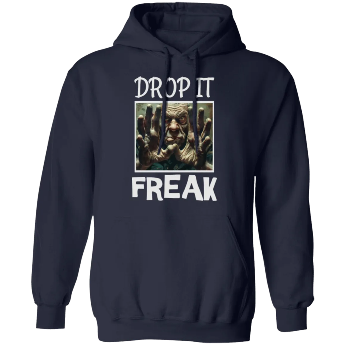 Drop It Freak Pullover Hoodie in Dark Colors