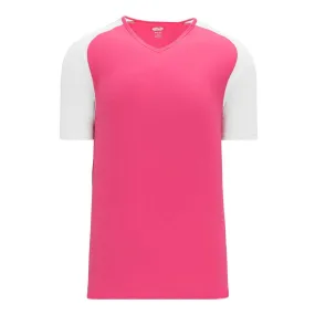 Dryflex V-Neck Pullover Pink-White Jersey