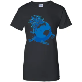 Dying planet-Cartoon graphic T-Shirt