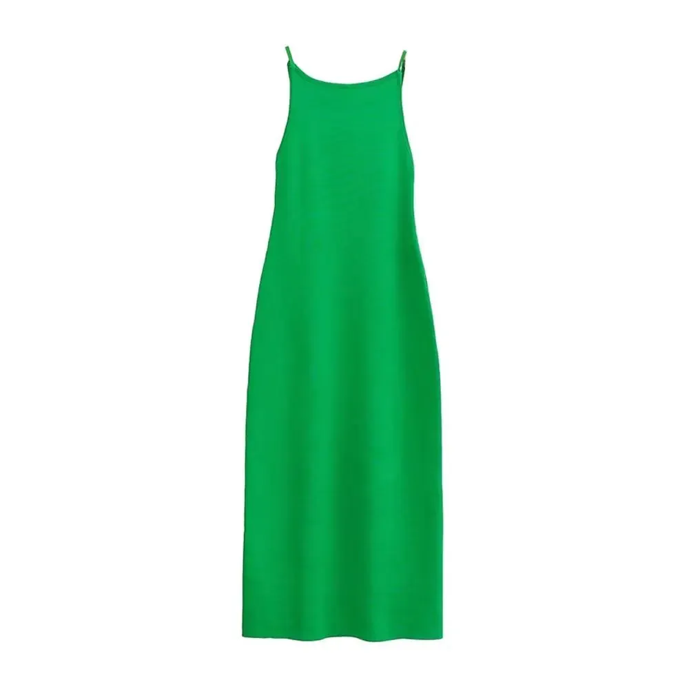 Fitted Knit Midi Dress