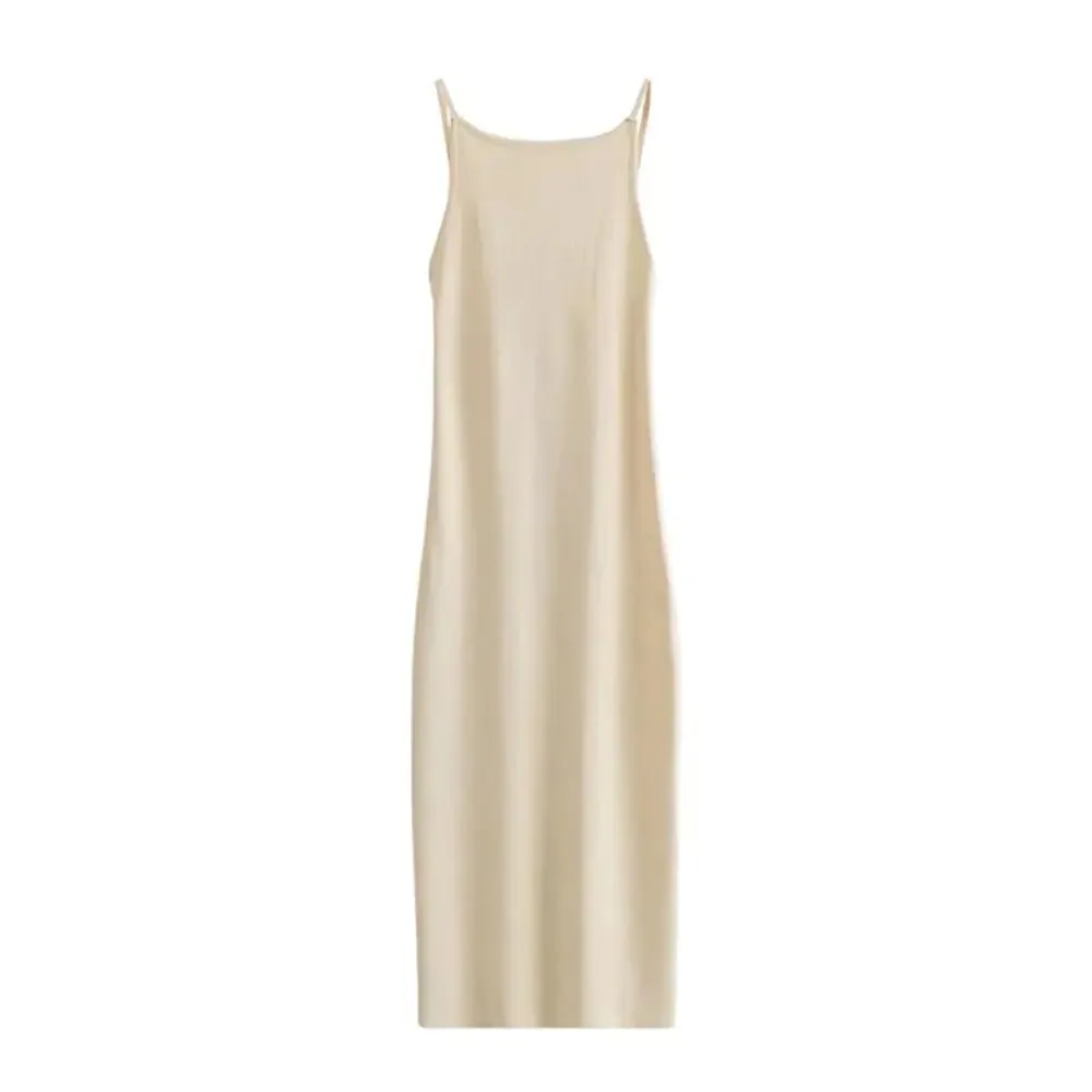 Fitted Knit Midi Dress