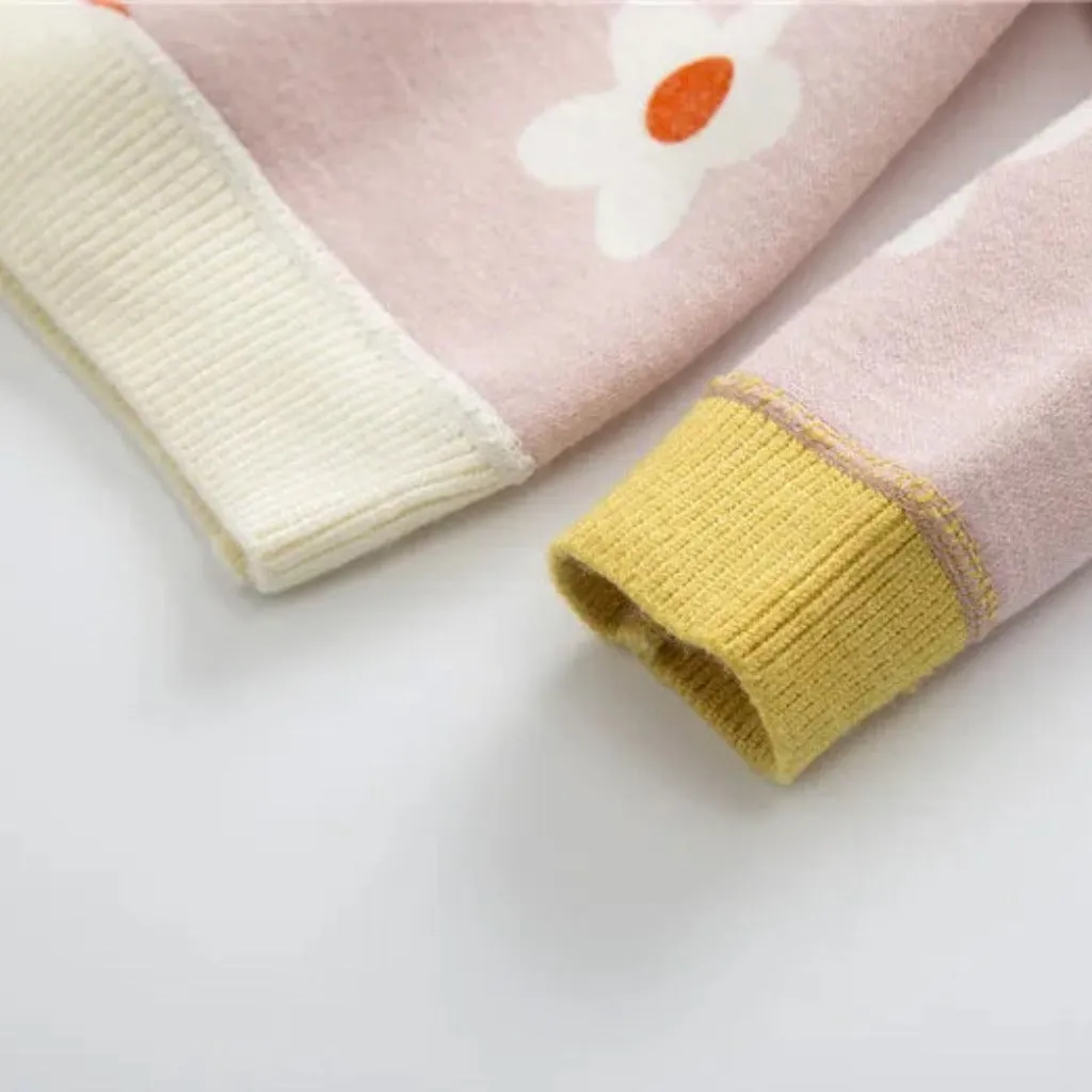 Fleur Girls' Sweater for Fall