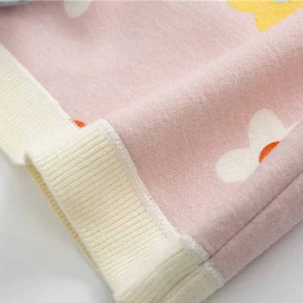Fleur Girls' Sweater for Fall