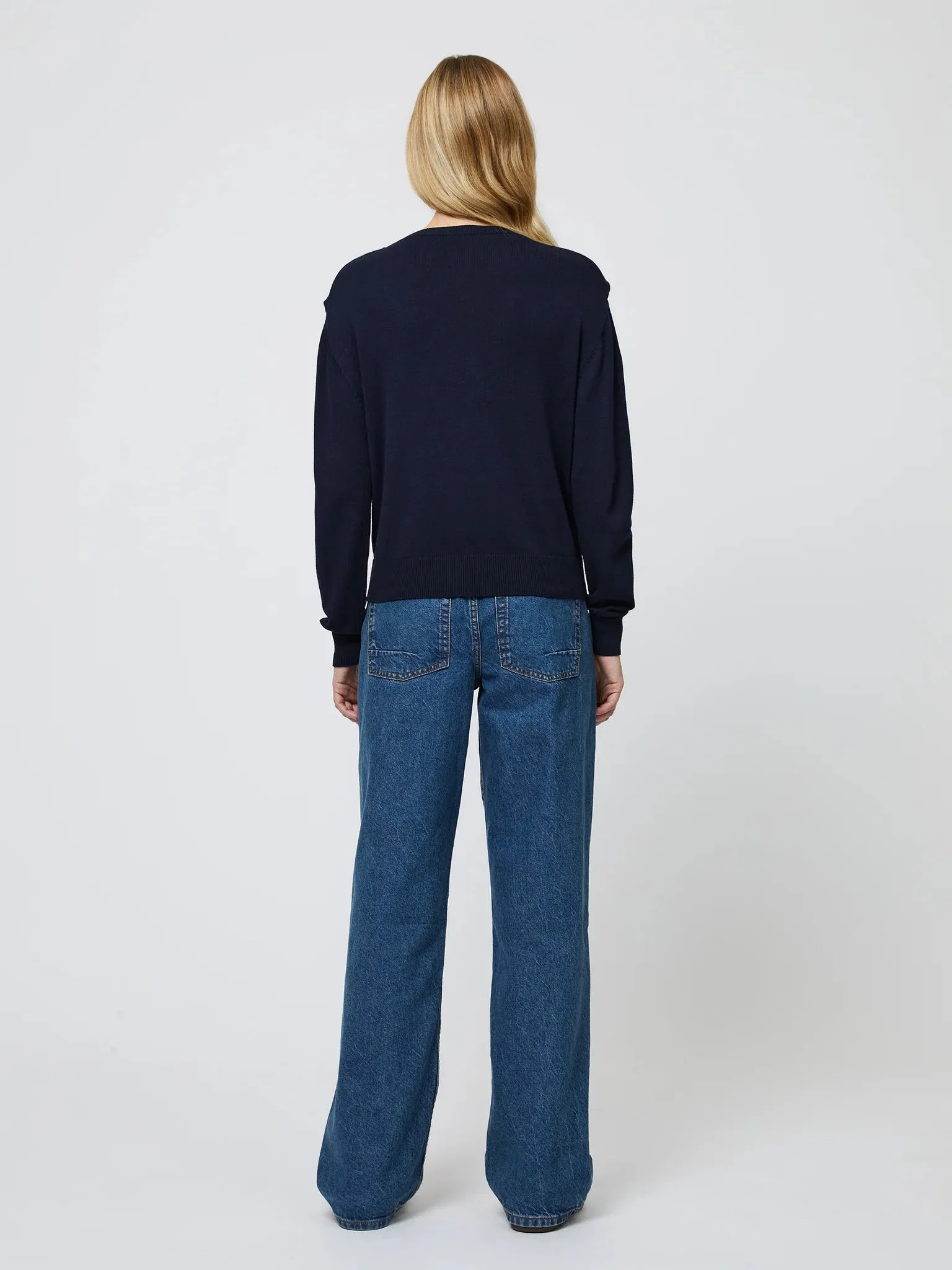 French Connection Cashmere Blend Tie Sweater