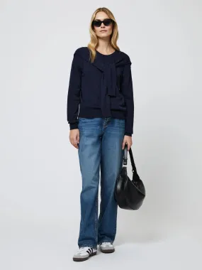 French Connection Cashmere Blend Tie Sweater
