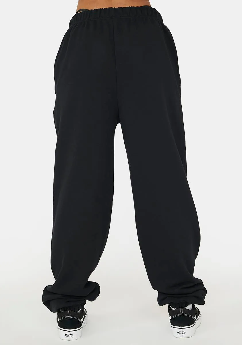 Glitter Skeleton Joggers