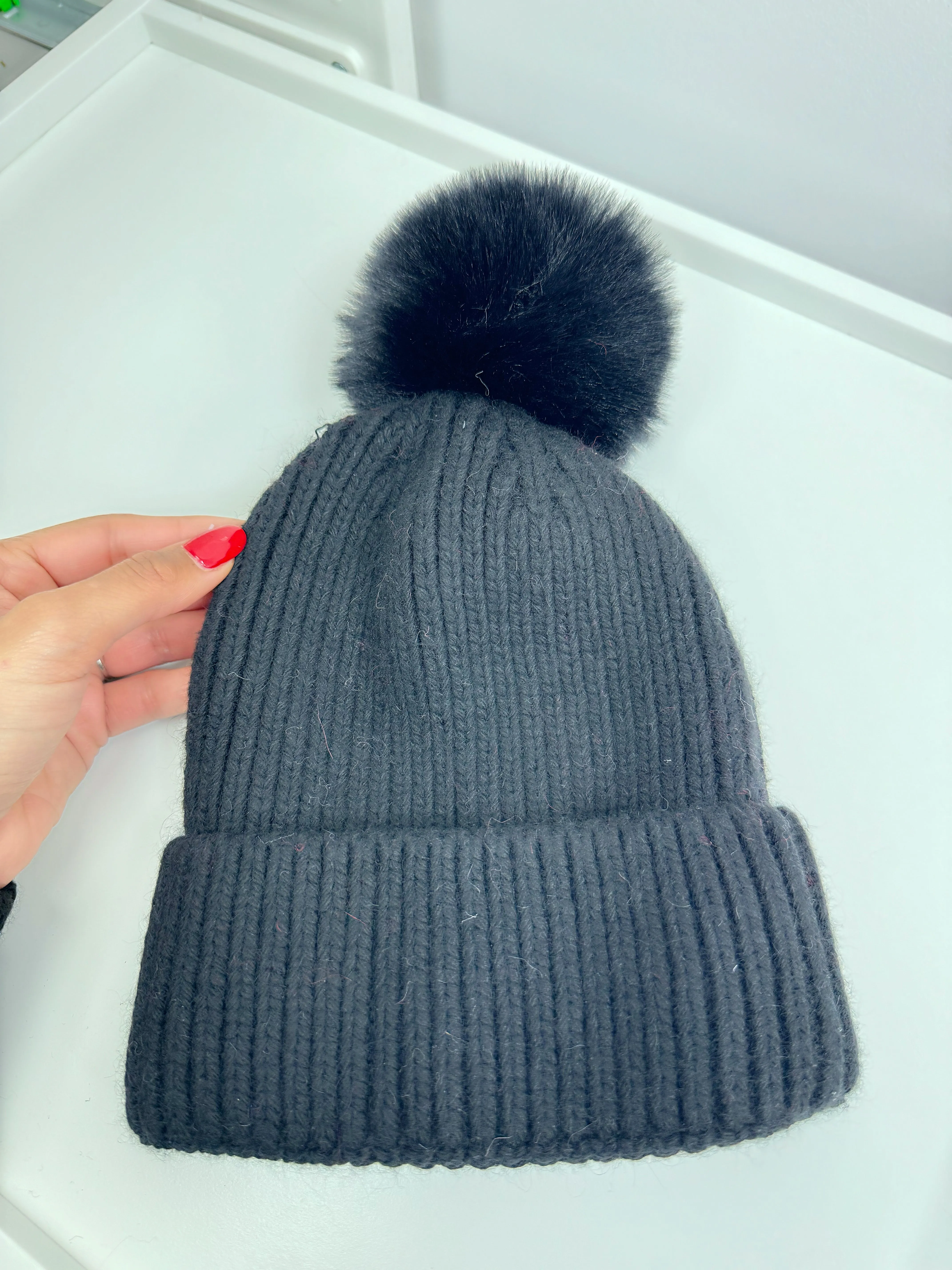 Griffin Cashmere Effect Beanie Hat
