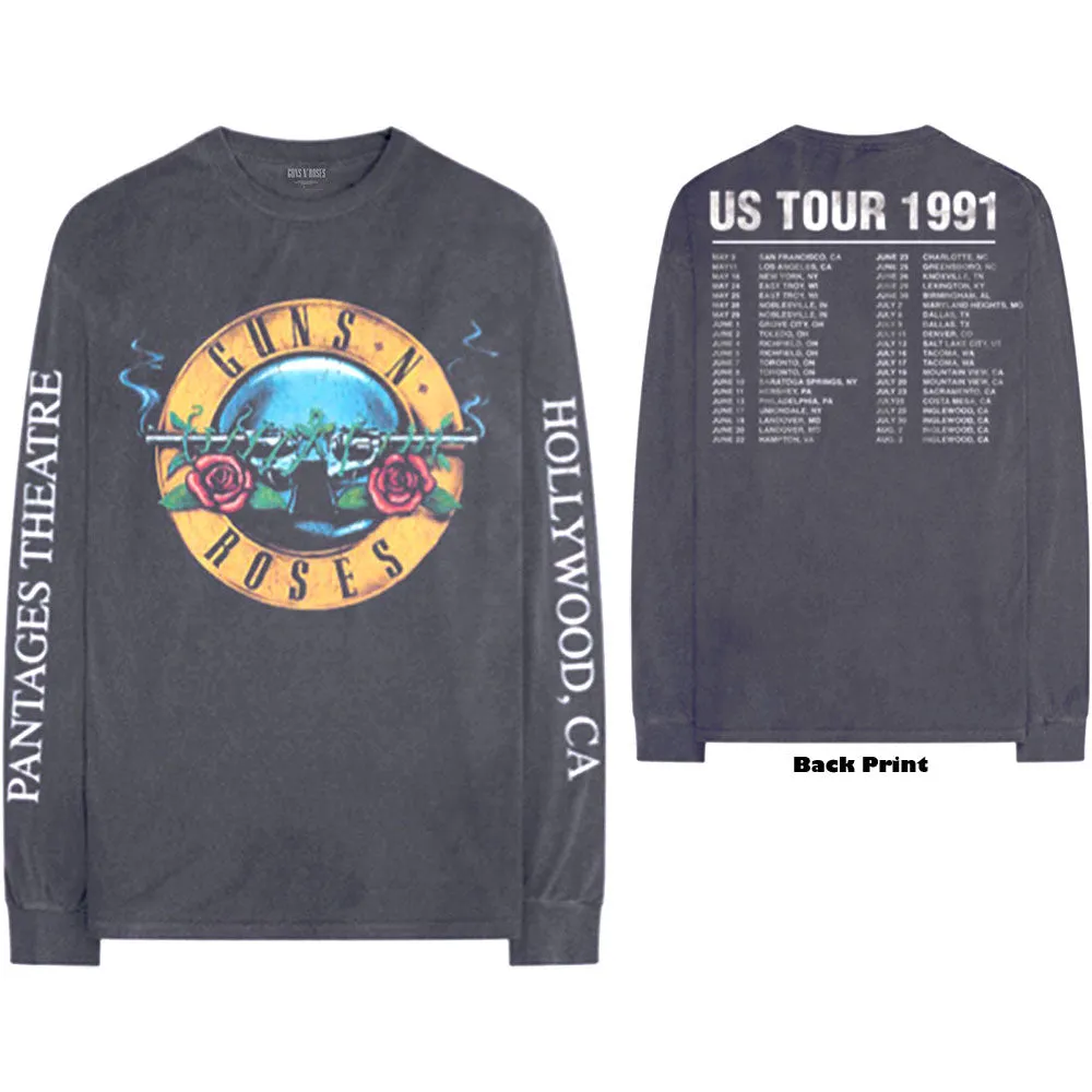 Guns N' Roses Hollywood Tour Unisex Longsleeved T-Shirt