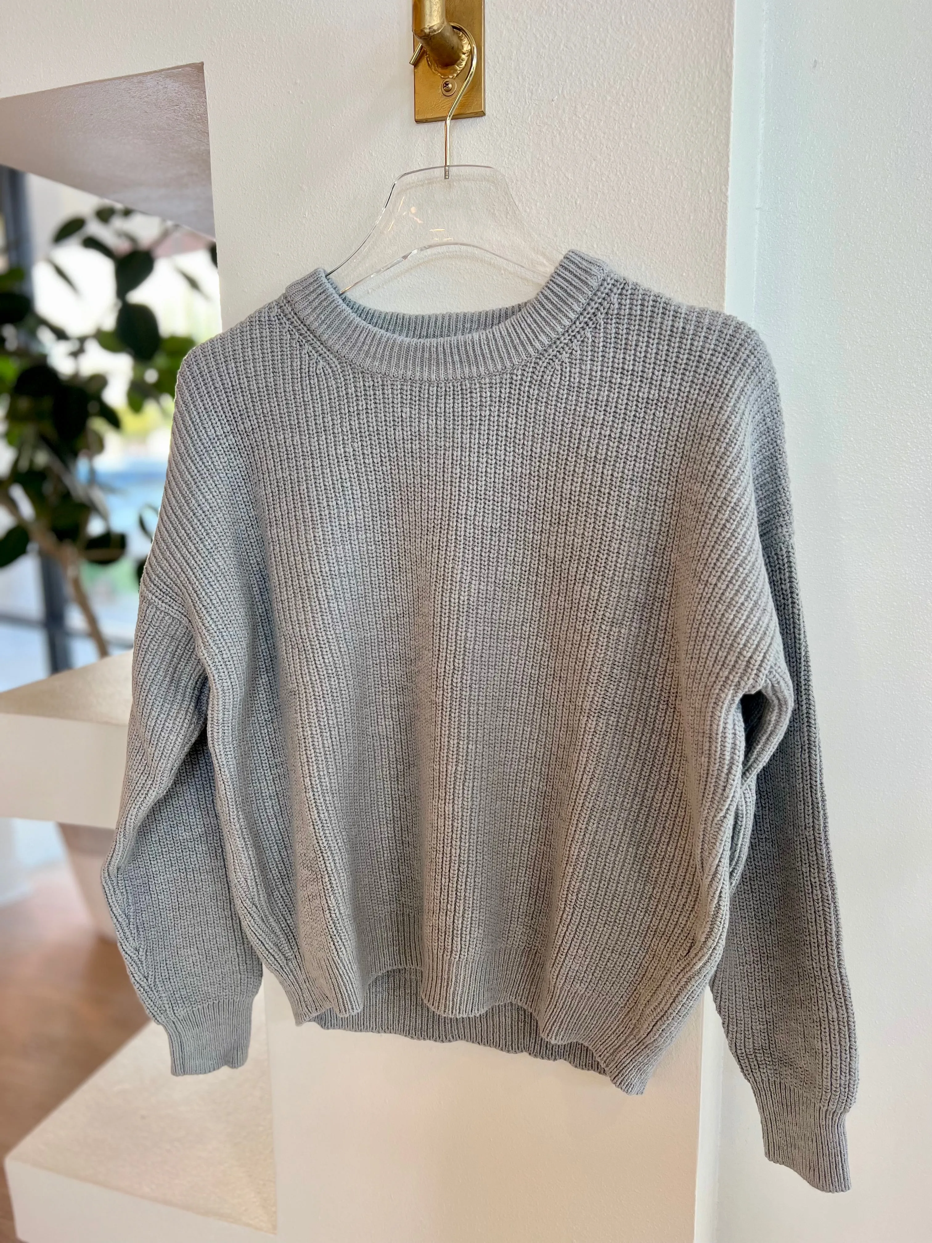 Itk1502 Sage Crewneck Sweater
