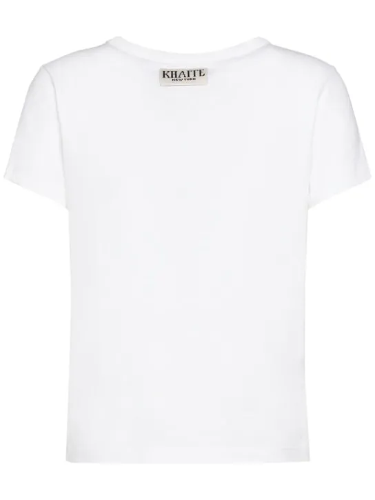 Khaite   Samson cotton jersey t-shirt 