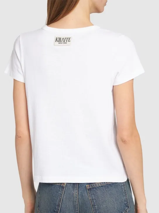 Khaite   Samson cotton jersey t-shirt 