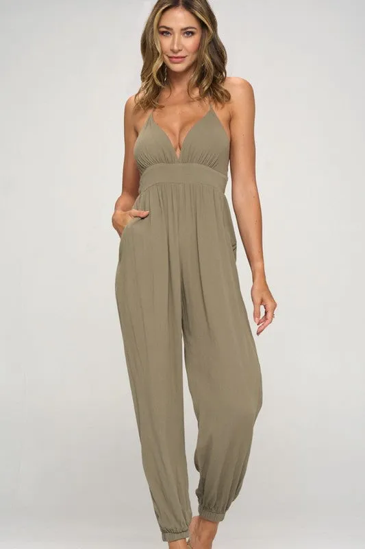 Kiki Halter Jumpsuit
