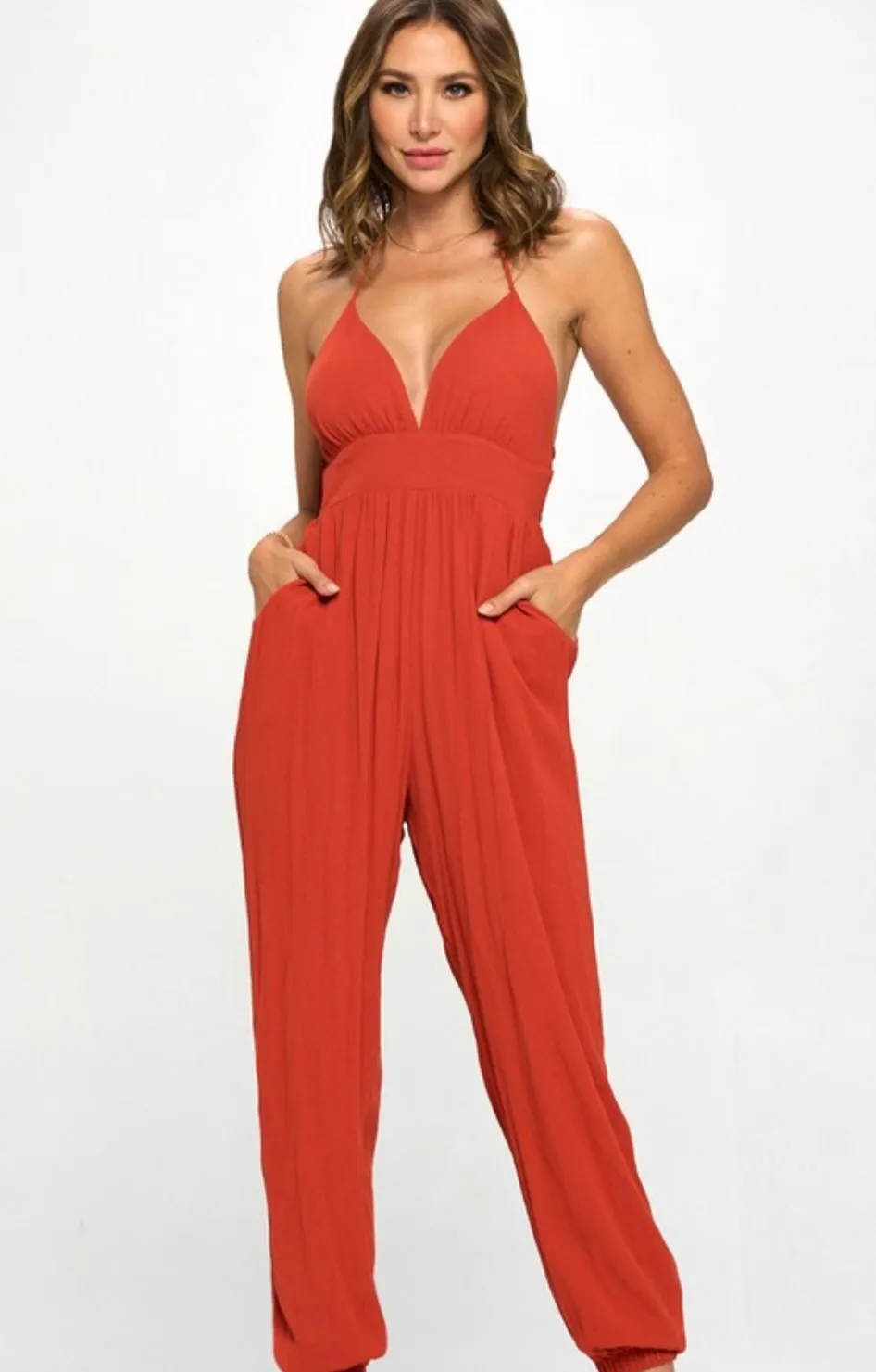 Kiki Halter Jumpsuit