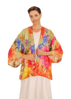 Kimono Jacket by Powder UK in Bountiful Blooms