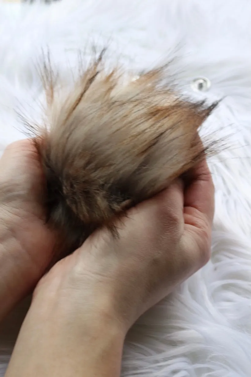 Large 6" Faux Fur Pom-Pom
