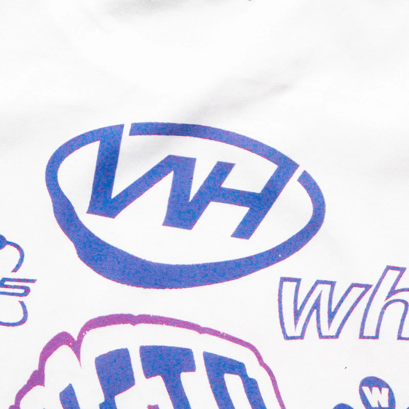 Liquid Logo Front Print - Tshirt - White