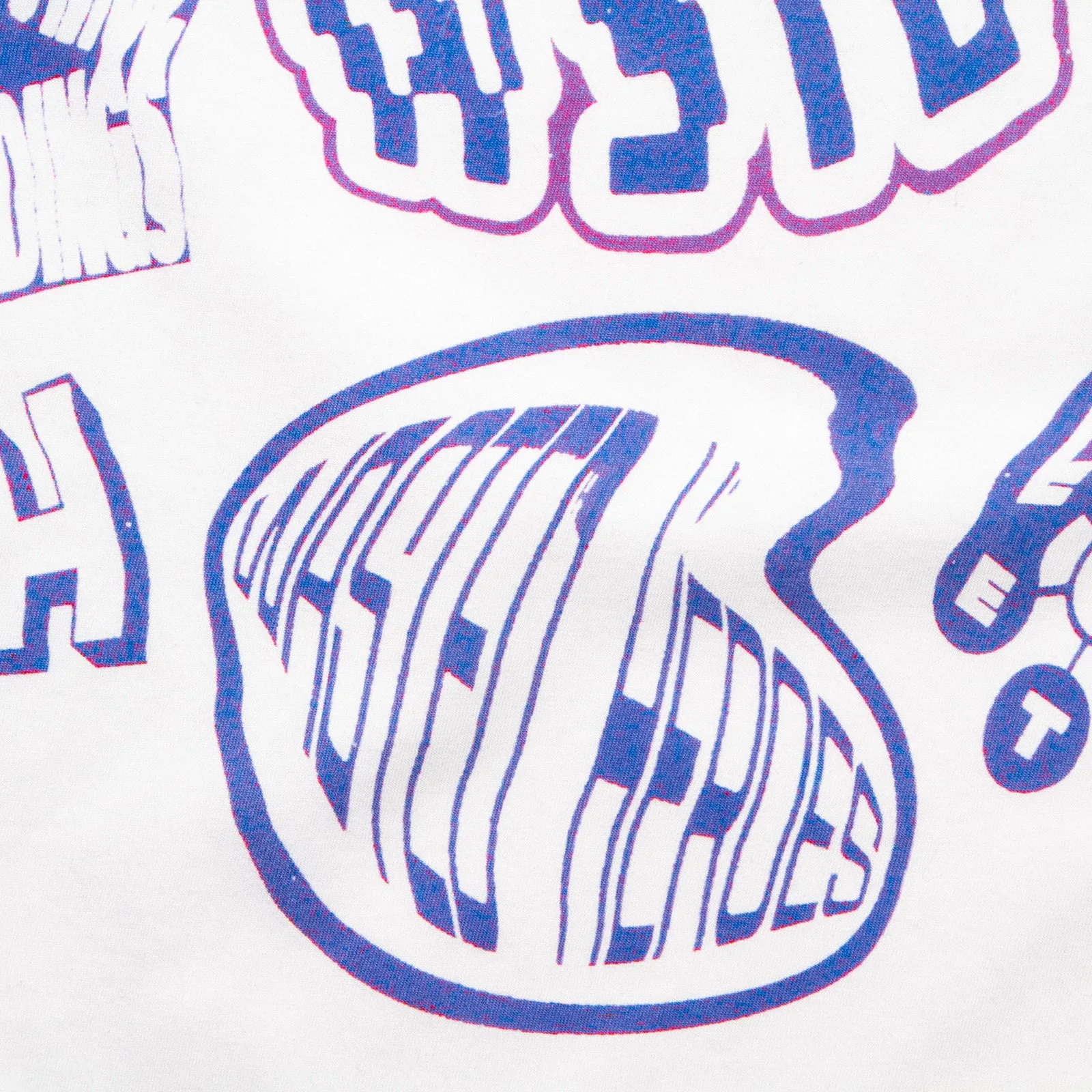 Liquid Logo Front Print - Tshirt - White