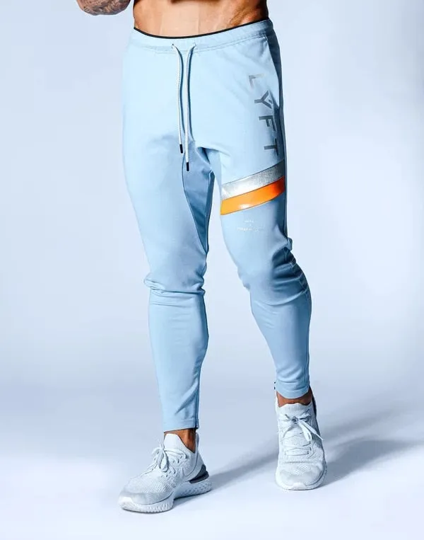 Men Fitness Training Running Pants Pocket Cargo Side Zipper Workout Sport Trousers Cotton Men Gym Jogging Pants