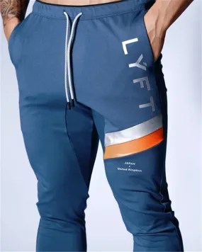 Men Fitness Training Running Pants Pocket Cargo Side Zipper Workout Sport Trousers Cotton Men Gym Jogging Pants