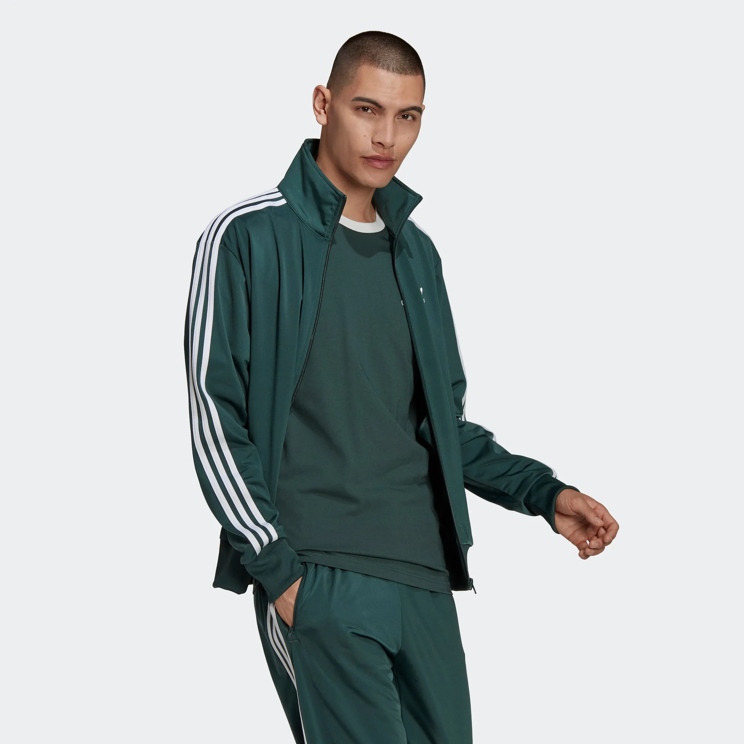 Men's adidas Originals Adicolor Classics Firebird Track Jacket Green