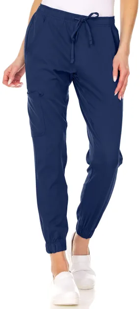 Mini Marilyn Navy Blue 4-Way Stretch Joggers