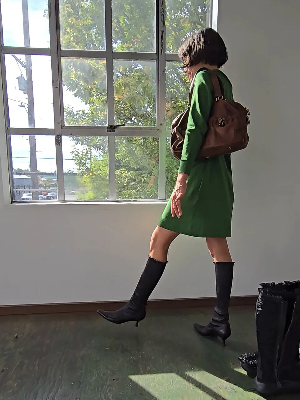 Missoni Grass Green Knit Dress (M)